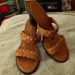 LAUREN RALPH LAUREN SLIP ON SANDALS SIZE 8B